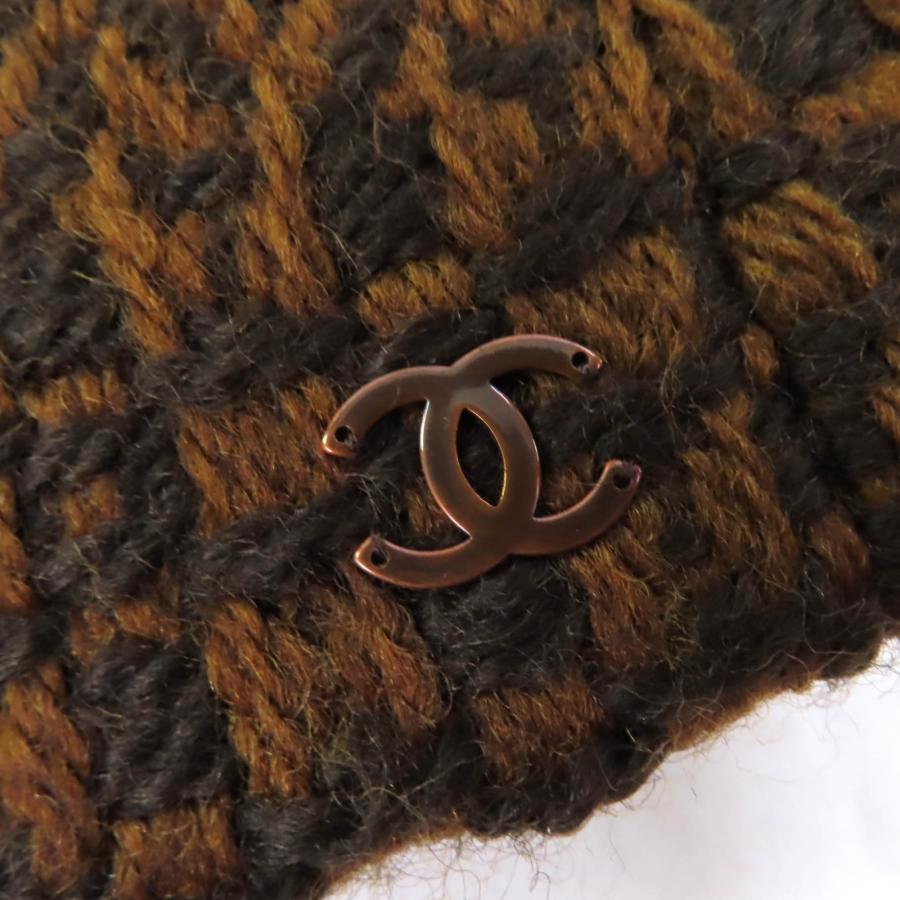 極美品☆CHANEL シャネル 00A P16210W02649 ココマーク 裏地ロゴ総柄 ツイードジャケット・スカート セットアップ ブラウン 38 仏製の画像