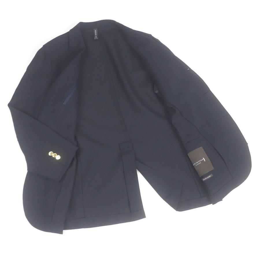 極美品 マッキントッシュ ロンドン 金ボタン シングル ネイビー 42 XL 極美品□MACKINTOSH LONDON マッキントッシュ ロンドン 金ボタン