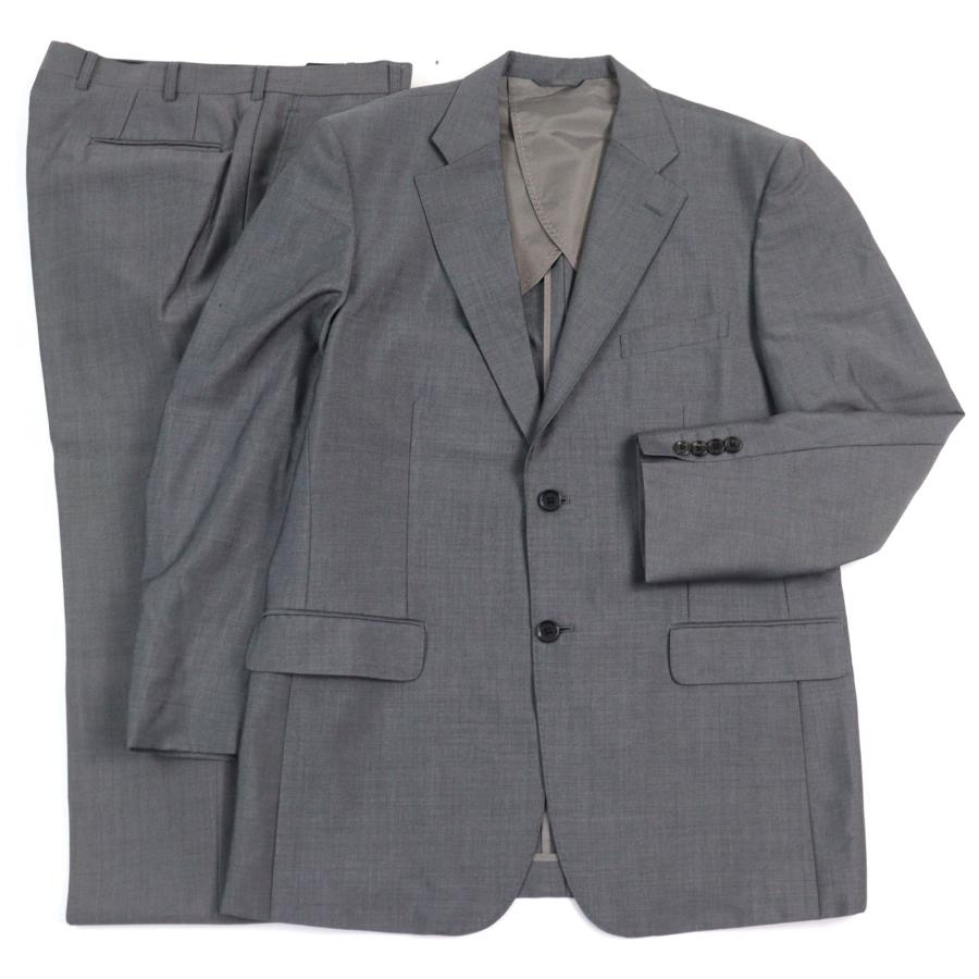 【ドンドン見直し】美品○デュファイ DUFAY ウール モヘア ダンヒル社製生地使用 シングル 2B スーツ セットアップ 100AB7 正規品 ドンドン見直し】美品○デュファイ DUFAY ウール モヘア ダンヒル社製