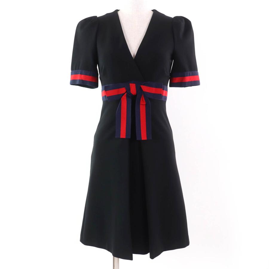 美品　GUCCI ジャージ　ワンピース GUCCI（グッチ） 極美品☆GUCCI 501488 Jersey V-neck Dress インター