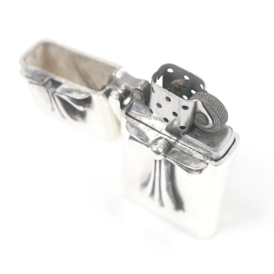 美品□CHROME HEARTS クロムハーツ V2 スモールCHクロス ナロー SV925