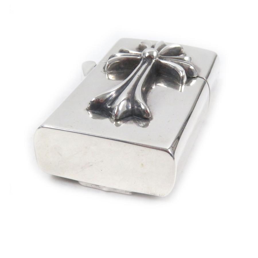 美品□CHROME HEARTS クロムハーツ V2 スモールCHクロス ナロー SV925