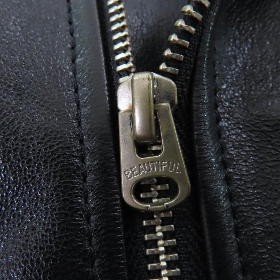 美品　beautiful people レザージャケット 140 ラムレザー S 美品☆beautiful people ビューティフルピープル 1825402411 羊