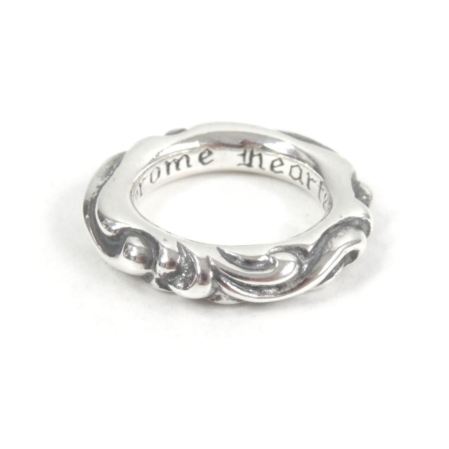 極美品□CHROME HEARTS クロムハーツ SV925 スクロールバンド