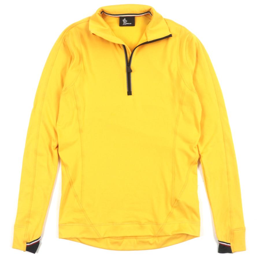 極美品▼モンクレール グルノーブル 2022年製 MAGLIA POLARTEC ハーフZIP ロゴワッペン付 ロングスリーブ スウェット トップス M 正規品 極美品▽モンクレール グルノーブル 2022年製 MAGLIA POLARTEC ハーフ