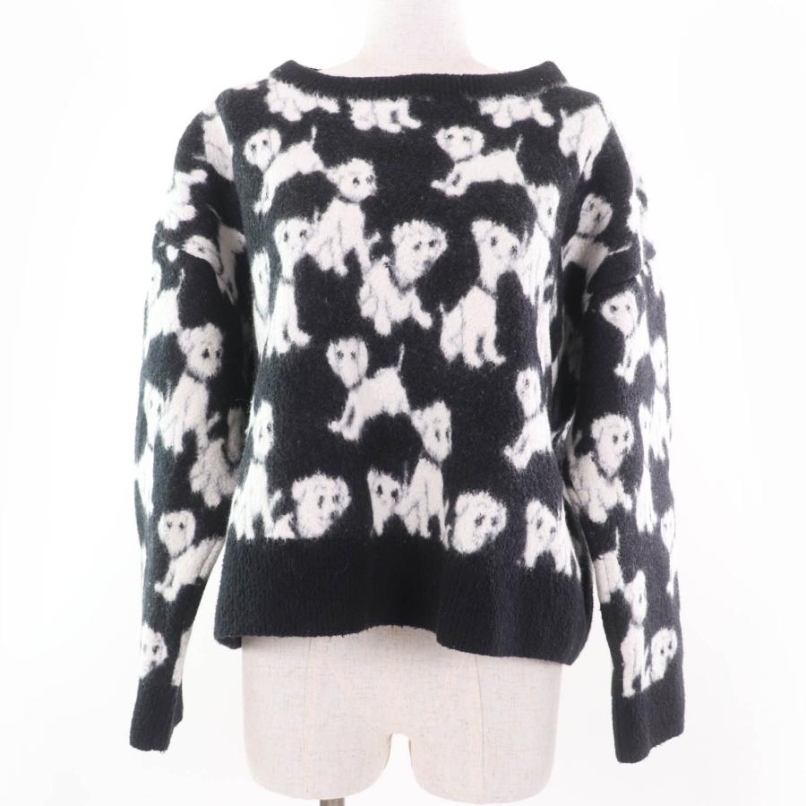 美品☆CELINE×Amy Dorian セリーヌ×エイミー ドリアン 2A96W531Q アーティストジャガード 総柄 長袖 ニット XS 正規品 レディース 美品☆CELINE×Amy Dorian セリーヌ×エイミー ドリアン 2A96W531Q