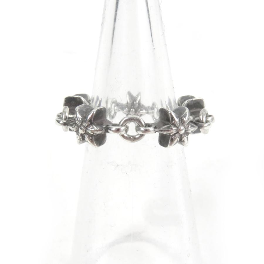 CHROME HEARTSスタッズ付きシルバーリング 極美品□CHROME HEARTS クロムハーツ CHN TNY STAR タイニーECHプラス