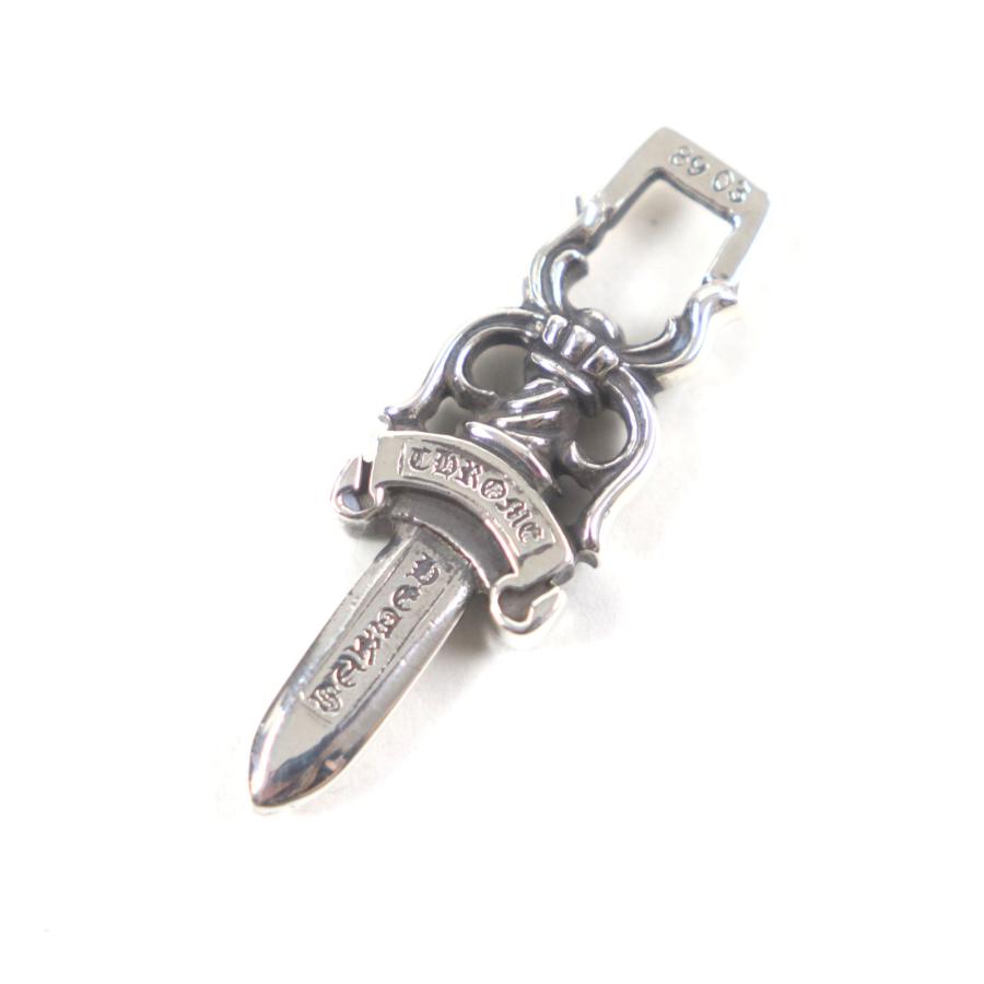 極美品▽CHROME HEARTS クロムハーツ ダガーペンダントトップ 925