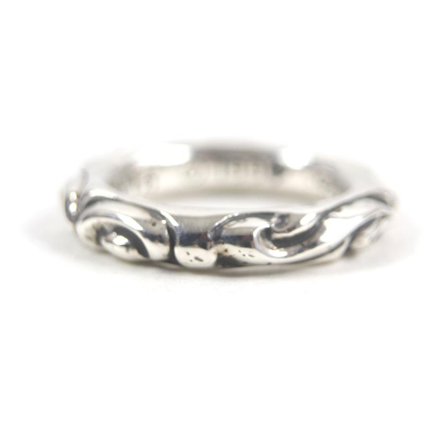 CHROME HEARTS クロムハーツ スクロールバンド ハンドル 925 美品▽CHROME HEARTS クロムハーツ SCRL BAND スクロールバンドリング
