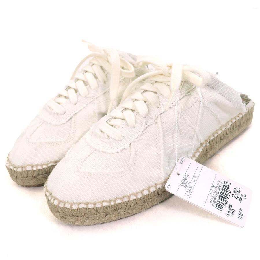 未使用品△Maison Margiela 22 メゾンマルジェラ22 S38WS0192 エスパドリーユ レースアップ デニム スニーカー サボ サンダル 37 箱袋付 未使用品△Maison Margiela 22 メゾンマルジェラ22 S38WS0192