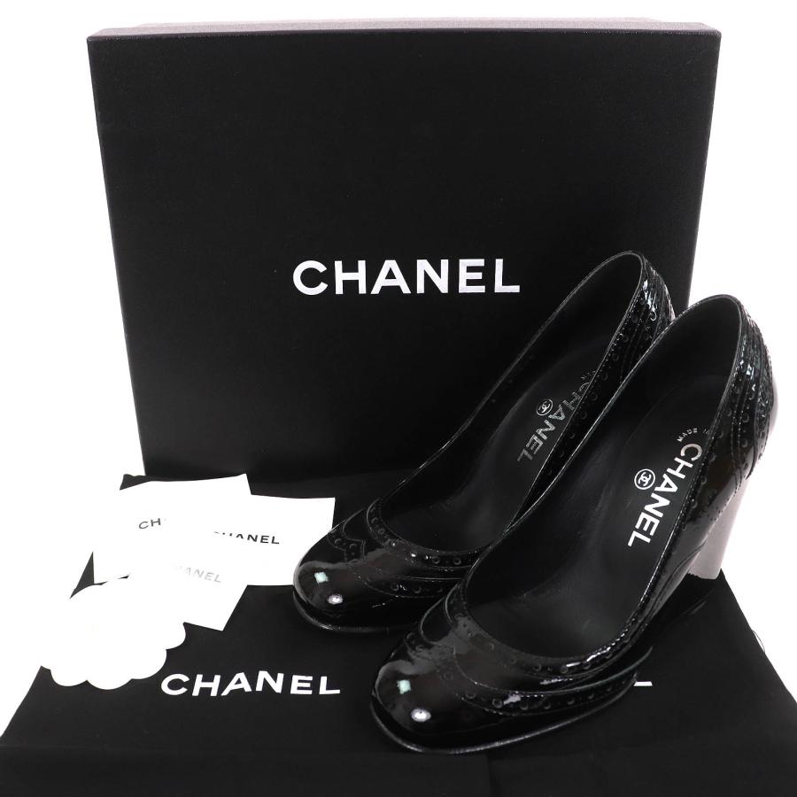CHANEL（シャネル） 極美品△CHANEL G31216 パテントレザー 