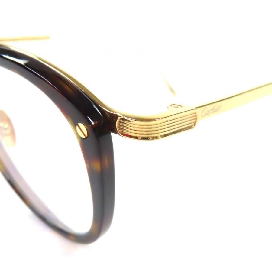 Cartier（カルティエ） 美品▽Cartier CT0020O C ドゥ マーブル柄 ロゴ 