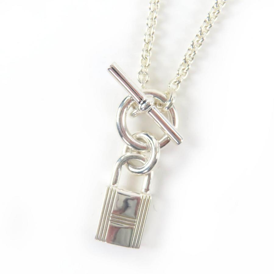 エルメス アミュレット カデナ パドロック ネックレス　Ag925 HERMES（エルメス） 極美品☆HERMES 2021年製 AG925 アミュレット
