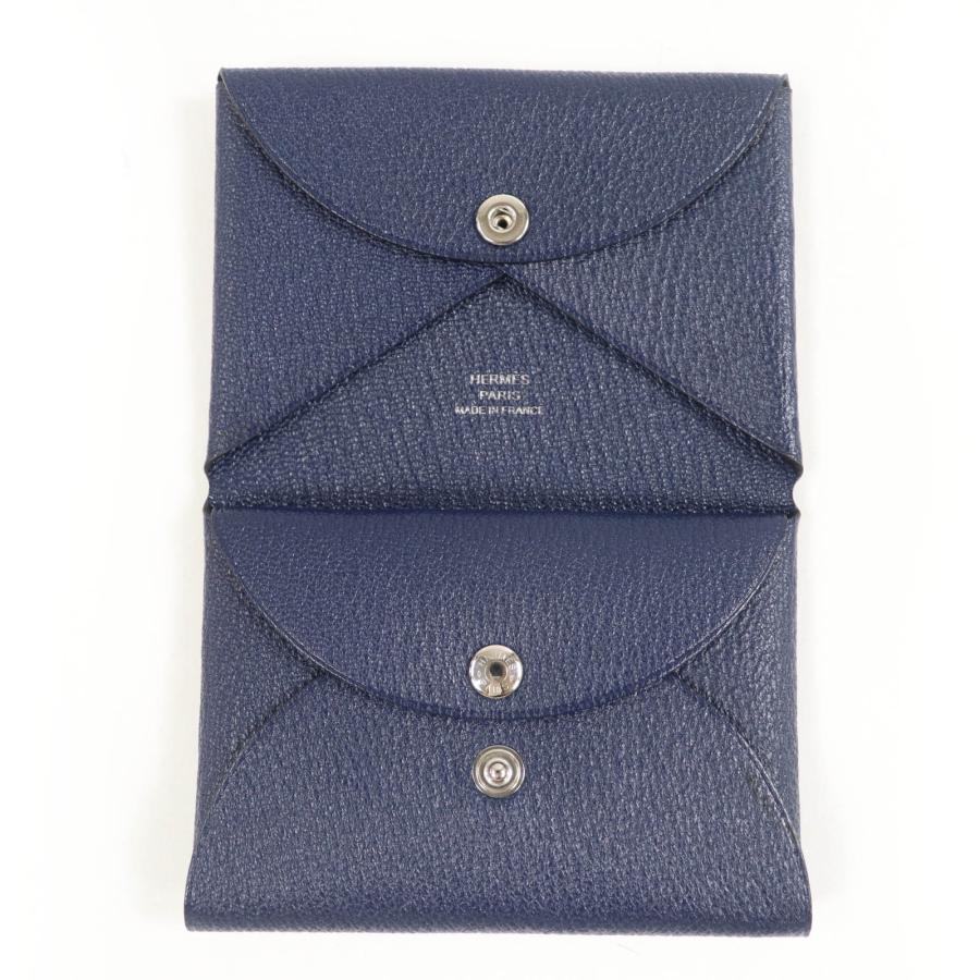 ！本日20時まで出品！エルメス、HERMES ガルヴィ　デュオ美品 HERMES（エルメス） 未使用品☆HERMES カルヴィ デュオ シェーブル