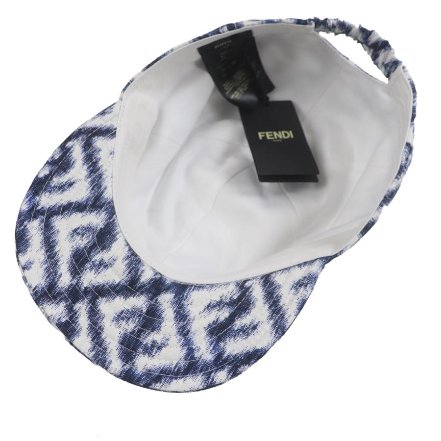 FENDI（フェンディ） 未使用品▽FENDI FXQ961 シルク100% 総柄 帽子 
