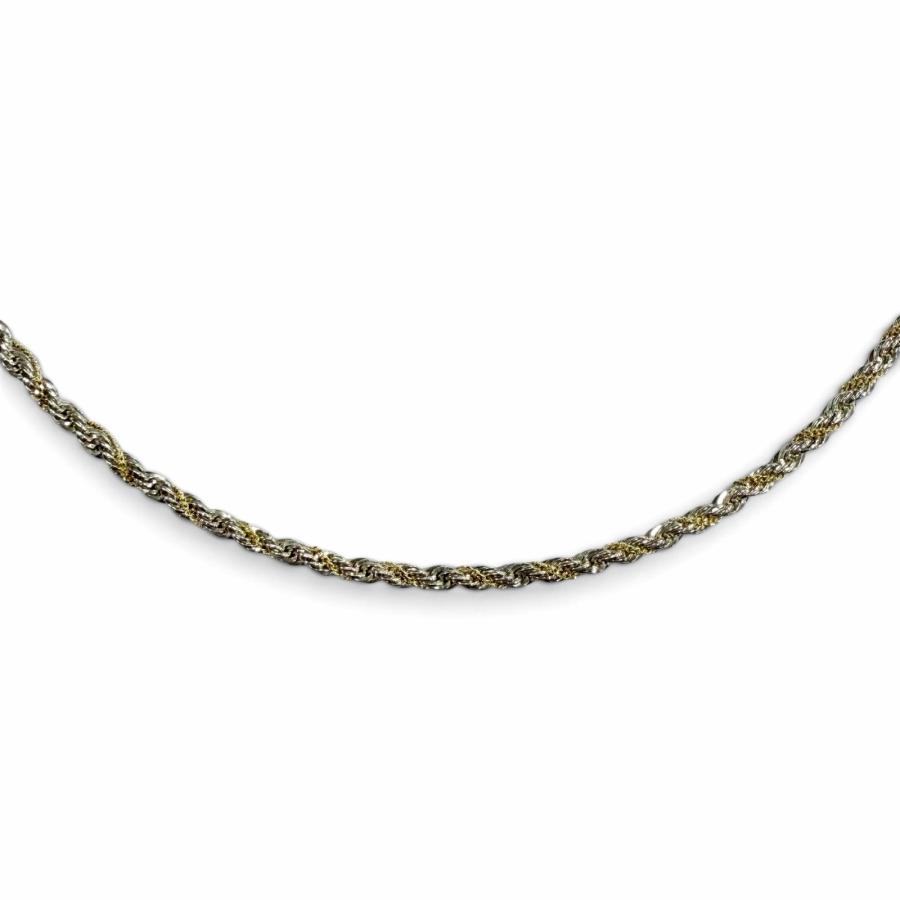 ティファニー　スクリュー　ツイスト　コンビ　ネックレス　925 14K TIFFANY&Co.（ティファニー） 美品◇TIFFANY&Co. 925 750 コンビ