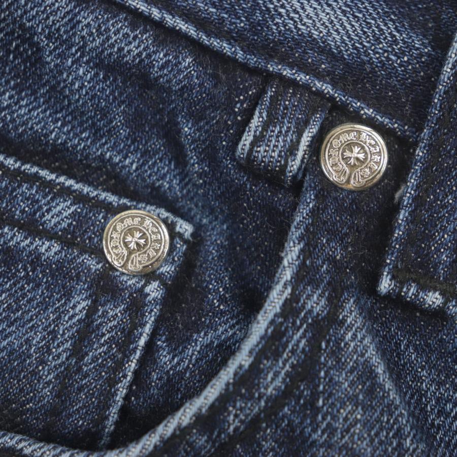 美品▽CHROME HEARTS クロムハーツ CHクロスボタン ホースシュー