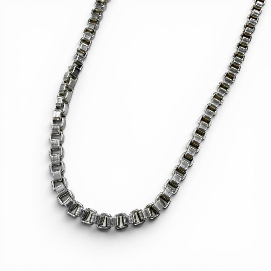 美品 ティファニー ネックレス ベネチアン シルバー 925 ロングチェーン TIFFANY&Co.（ティファニー） 極美品□TIFFANY&Co. ベネチアン ロング