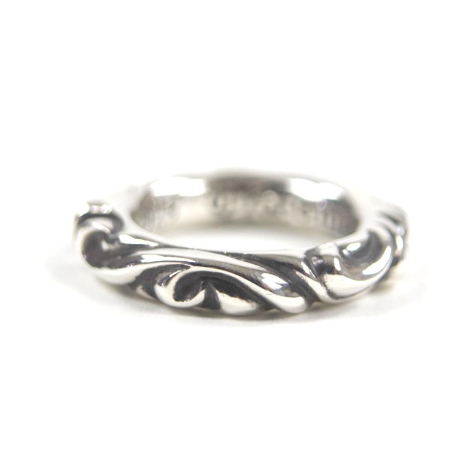 極美品▽CHROME HEARTS クロムハーツ SCRL BAND スクロールバンド