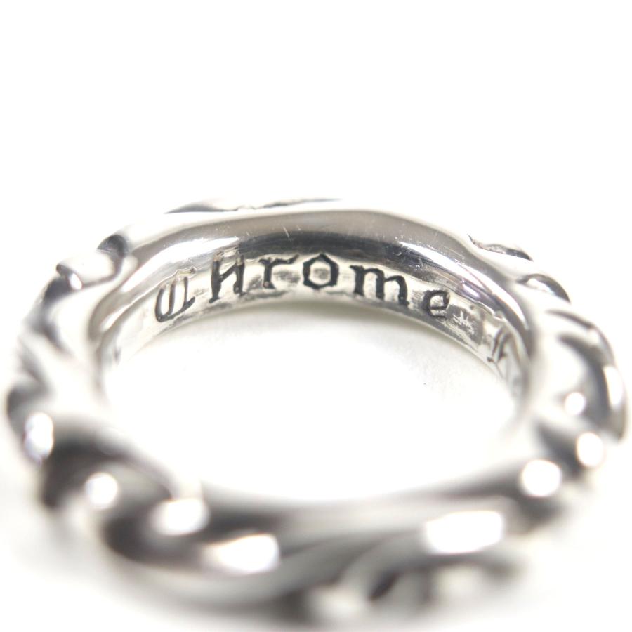 極美品▽CHROME HEARTS クロムハーツ SCRL BAND スクロールバンド