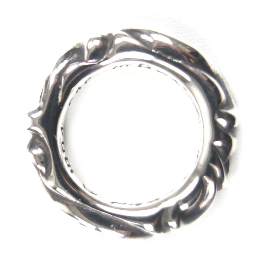 極美品▽CHROME HEARTS クロムハーツ SCRL BAND スクロールバンド