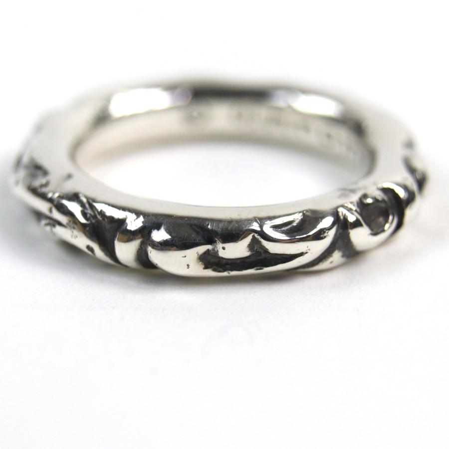 美品○CHROME HEARTS クロムハーツ SCRL BAND スクロールバンドリング