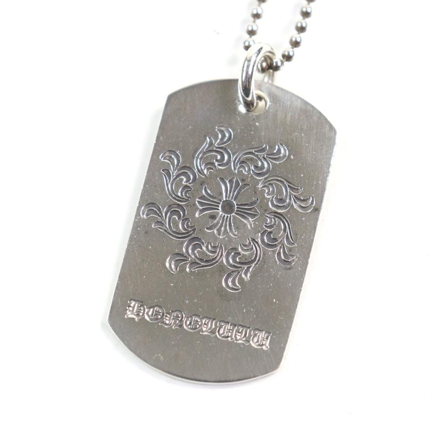 良品○CHROME HEARTS クロムハーツ ラージドッグタグ 925 ホノルル限定