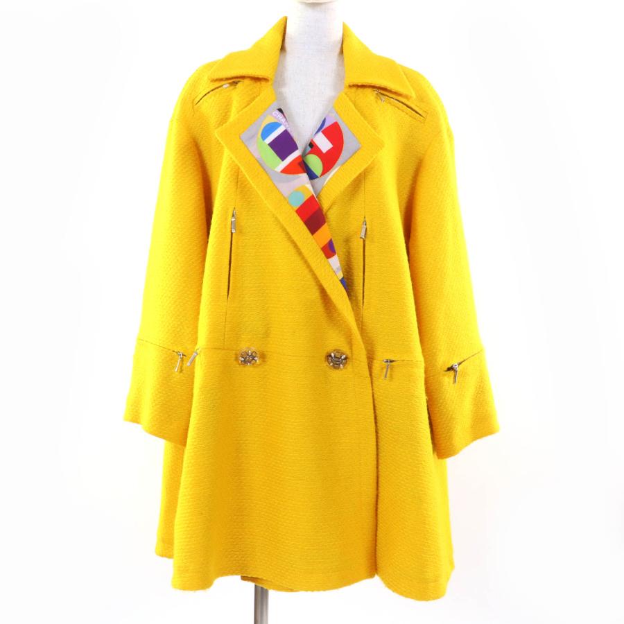 CHANEL（シャネル） 美品☆CHANEL P50353W05578 ウール100％ 裏地ロゴ