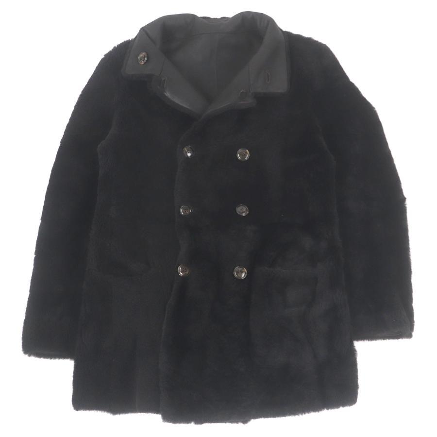 良品□GIORGIO ARMANI ジョルジオアルマーニ 羊革 リバーシブル