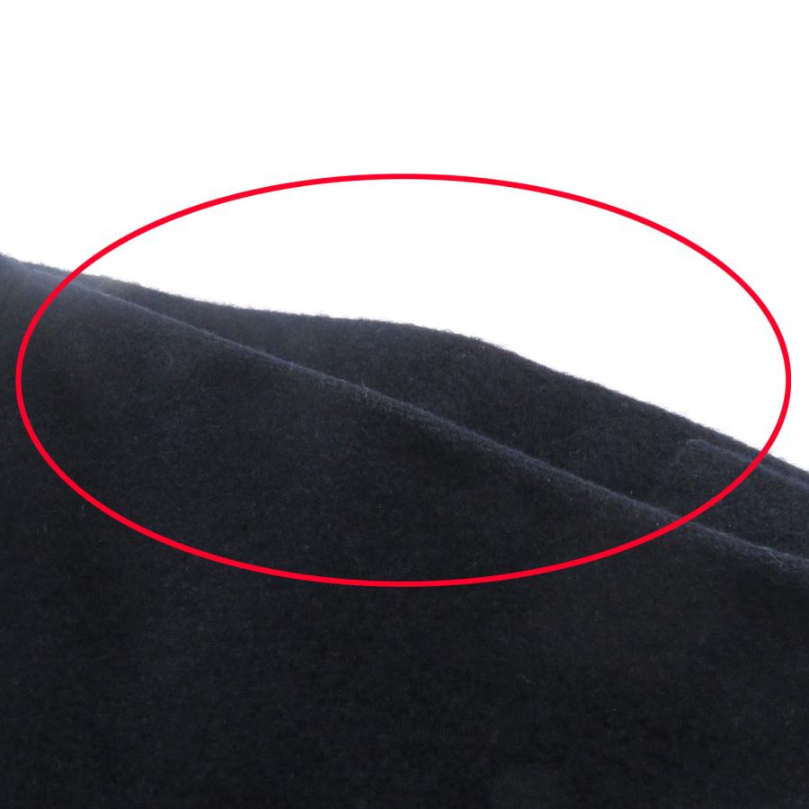 美品□Ermenegildo Zegna エルメネジルドゼニア カシミヤ100％ オーバーコート チェスターコート ネイビー 48 スイス製 正規品　メンズ_7