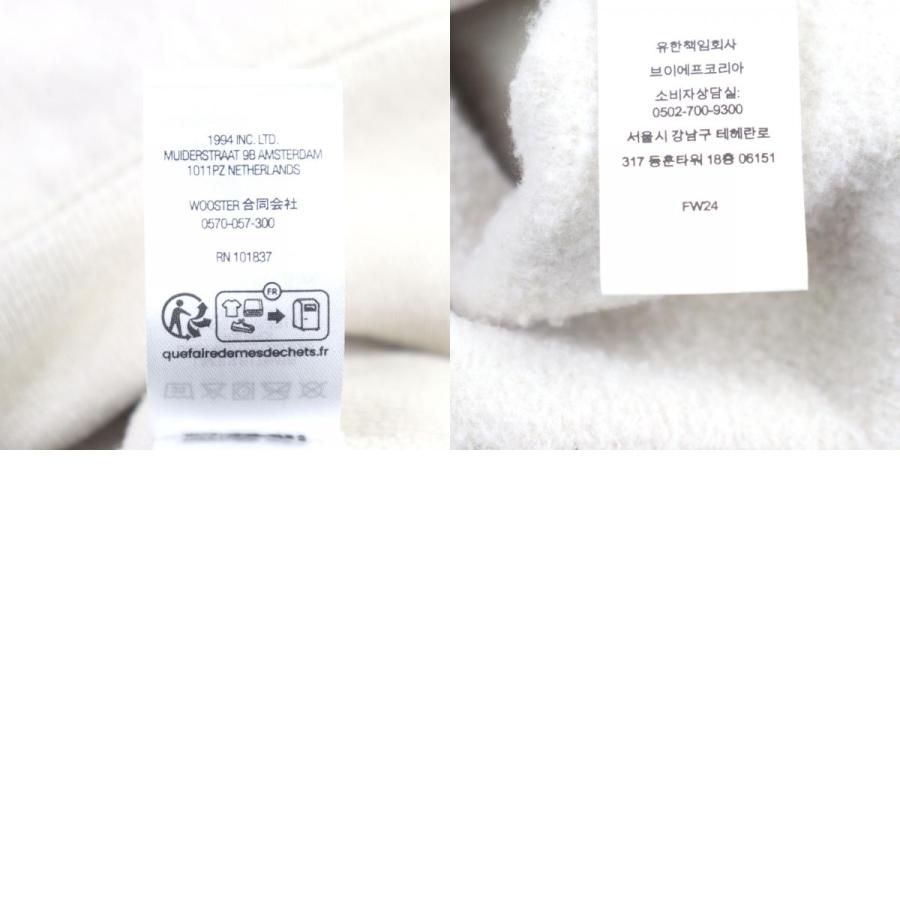 美品○Supreme シュプリーム 24AW Box Logo Hooded Sweatshirt ボックスロゴ 2024刺繍 裏起毛 パーカー アイボリー S 正規品 メンズ_9