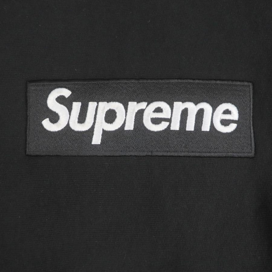 美品▼Supreme シュプリーム 24AW Box Logo Hooded Sweatshirt ロゴワッペン付 裏起毛 プルオーバー パーカー M カナダ製 正規品 メンズ_3