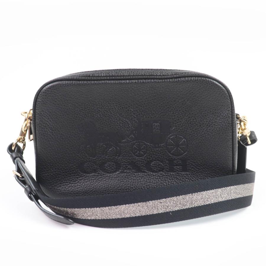 極美品☆COACH コーチ 75818 馬車ロゴ レザー クロス ボディバッグ ショルダーバッグ ブラック ゴールド金具 レディース COACH（コーチ） 極美品☆COACH 75818 馬車ロゴ レザー クロス ボディ