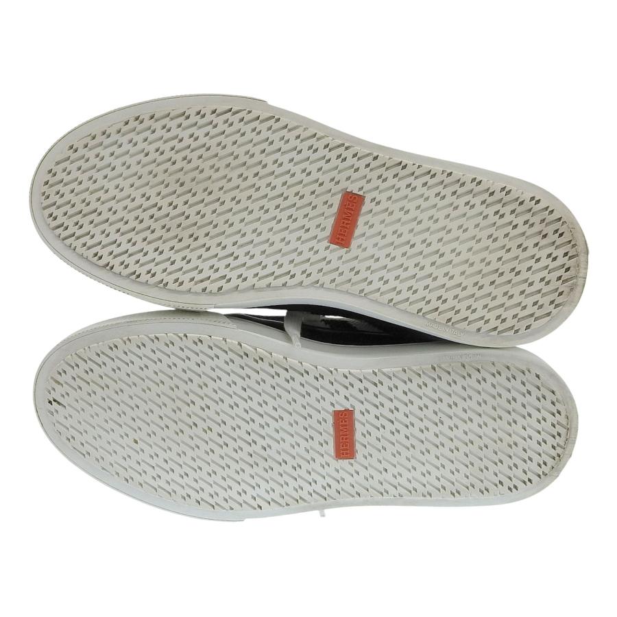 HERMES（エルメス） 美品△HERMES ディープ Hロゴデザイン レザー使い