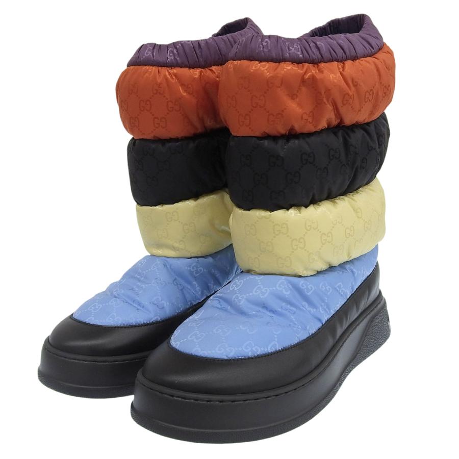 GUCCI（グッチ） 未使用品△GUCCI ロゴデザイン GGナイロン レザー使い 