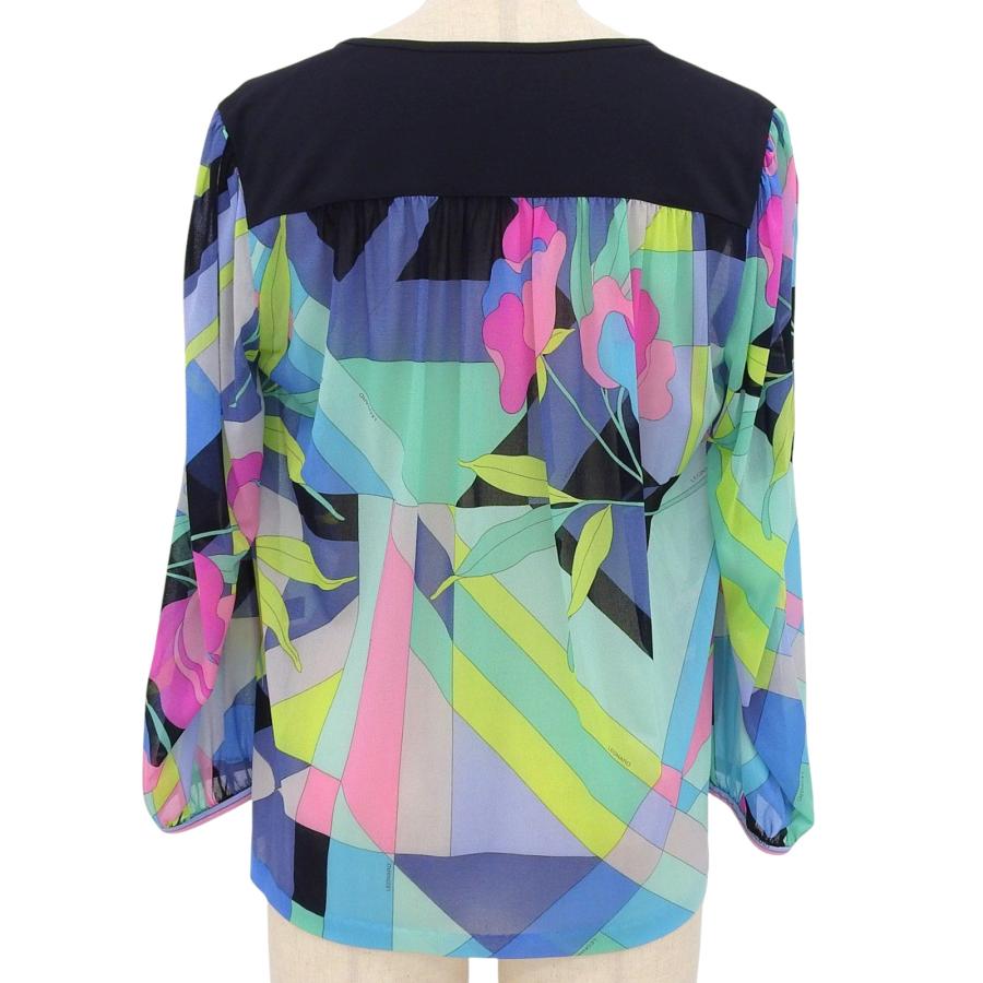 極美品✨レオナール コットンボレロ カーディガン 花柄 トリム