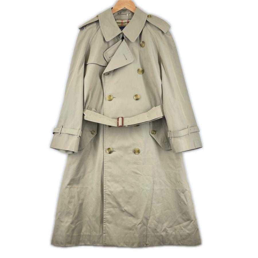 極美品△Burberrys バーバリー ヴィンテージ コットン100％ 裏地ノバ