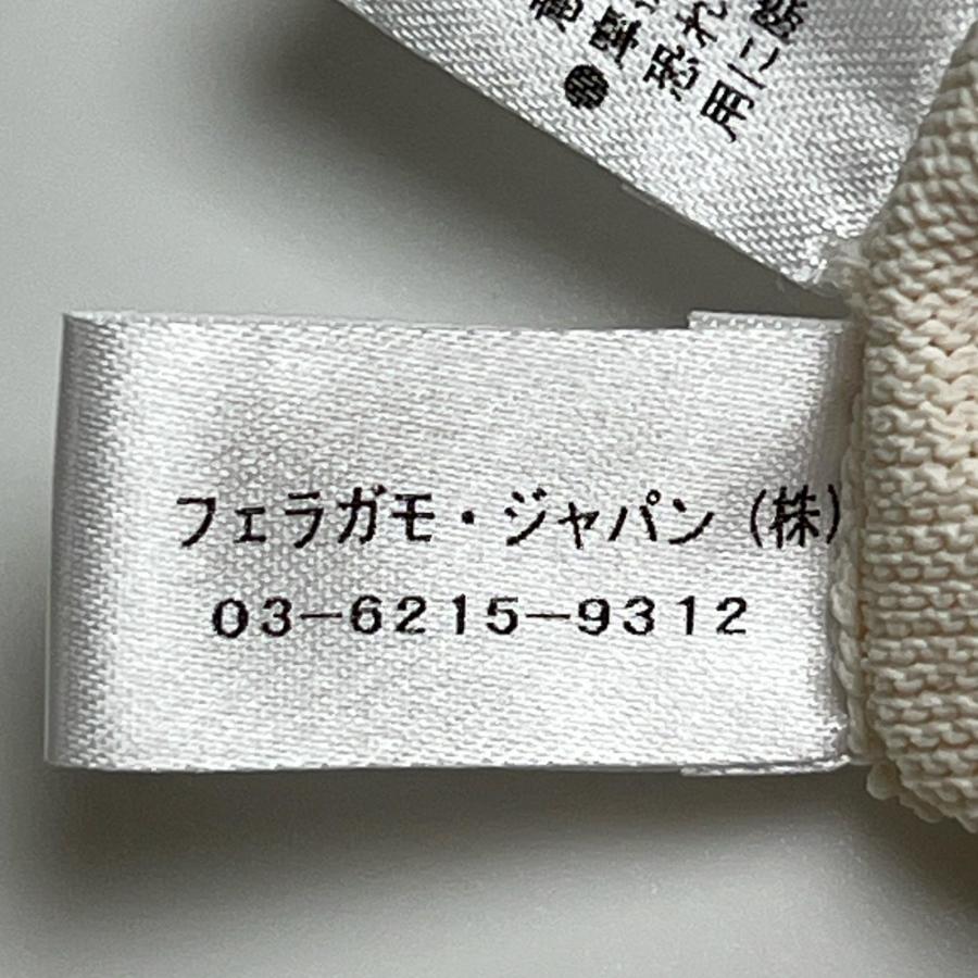 未使用品▲Salvatore Ferragamo サルヴァトーレフェラガモ ガンチーニ金具 フロントオープン カーディガン ホワイト M 伊製 正規品 未使用品△Salvatore Ferragamo サルヴァトーレフェラガモ ガンチーニ