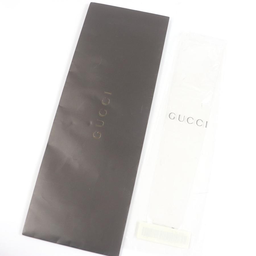 未使用品□GUCCI グッチ シルク100％ Gロゴ ドット 総柄 ワイドタイ ネクタイ グレー イタリア製 ショップ袋付き メンズ オススメ◎ GUCCI（グッチ） 未使用品□GUCCI シルク100％ Gロゴ ドット 総柄