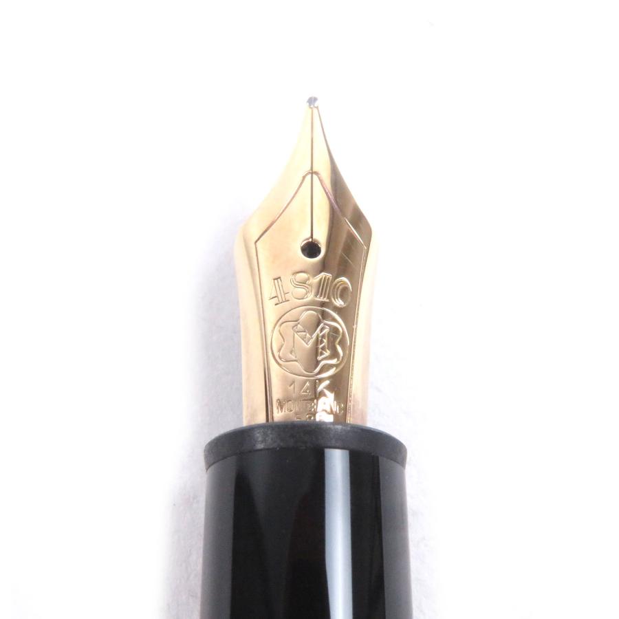 新品未使用のマイスターシュテュック#146 万年筆（F）14K 保証書、ケース付 MONTBLANC（モンブラン） 極美品□MONTBLANC マイスターシュテュック