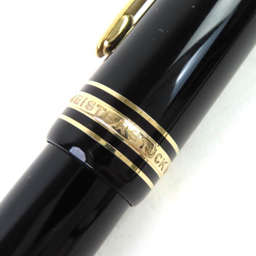 良品▼MONTBLANC モンブラン マイスターシュテュック 149 ペン先18K EFニブ ホワイトスター 万年筆 ブラック ゴールド ドイツ製 メンズ MONTBLANC（モンブラン） 良品△MONTBLANC マイスターシュテュック 149