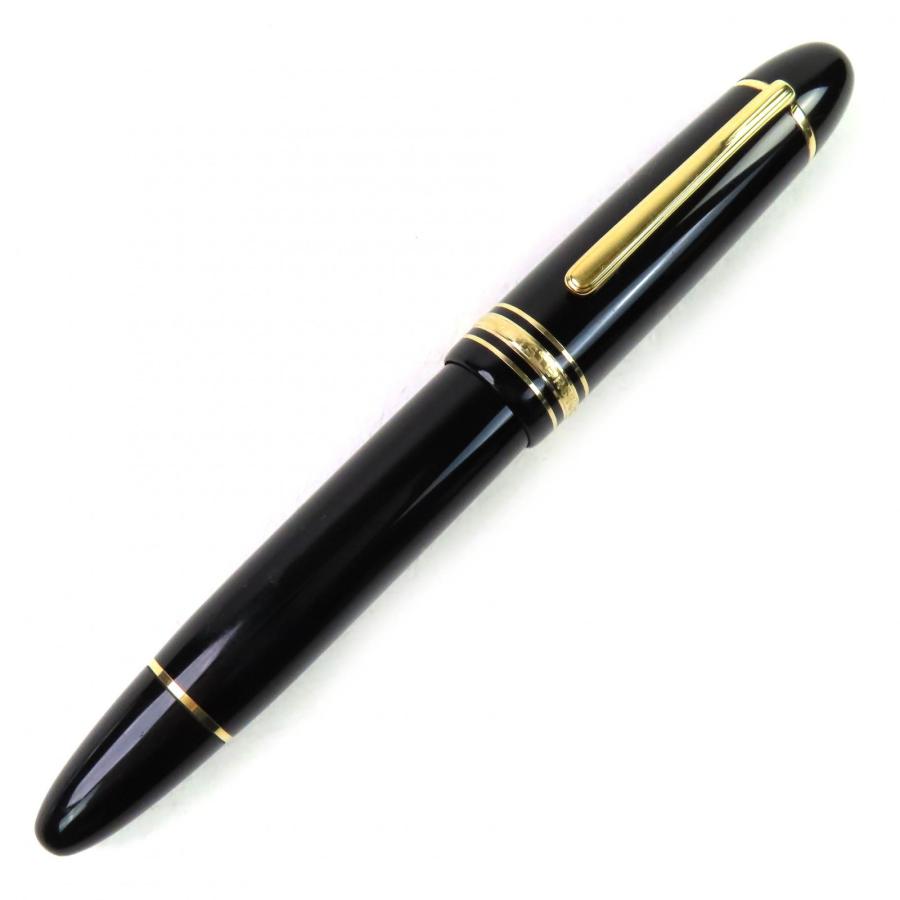 良品△MONTBLANC モンブラン マイスターシュテュック 149 Fニブ ペン先18K ホワイトスター 万年筆 ブラック ゴールド西ドイツ メンズ MONTBLANC（モンブラン） 良品△MONTBLANC マイスターシュテュック 149