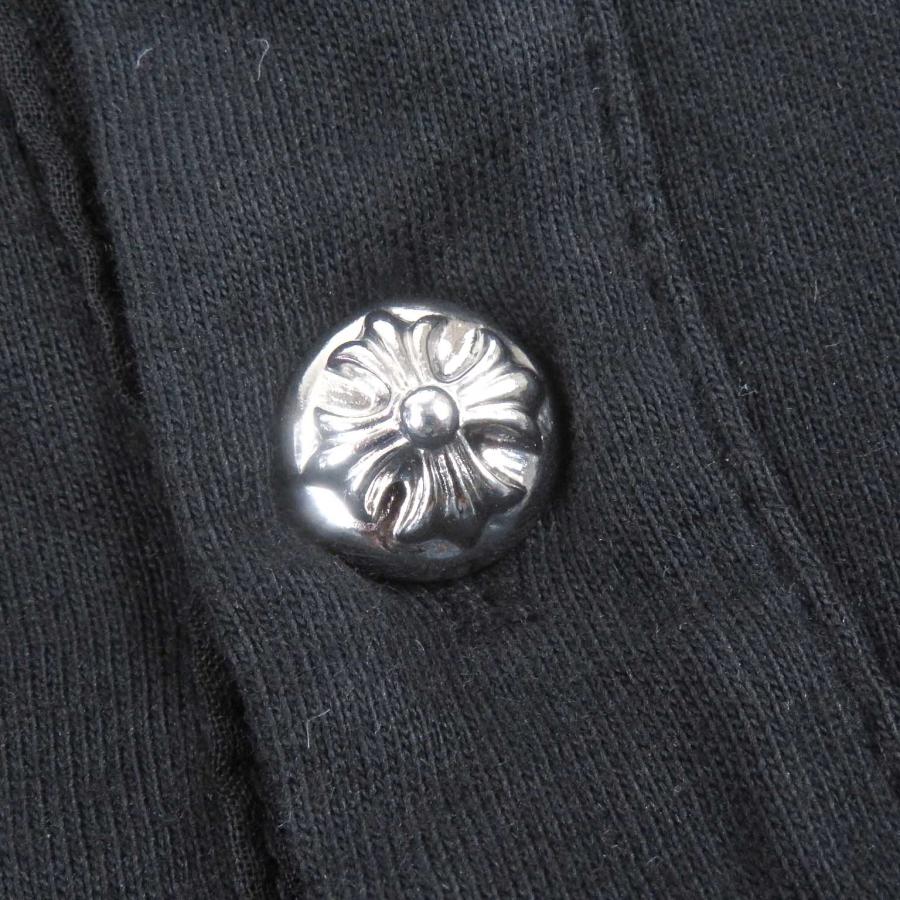 極美品□CHROME HEARTS クロムハーツ クロスボールボタン ホースシュー