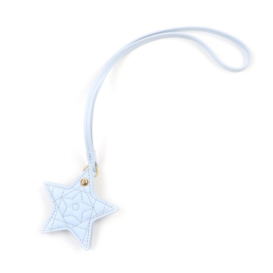 未使用品★Christian Dior クリスチャンディオール 25SS V1577WOMLM スターミラー付 ロゴ入り レザー バッグチャーム 箱・保存袋付 未使用品☆Christian Dior クリスチャンディオール 25SS V1577WOMLM