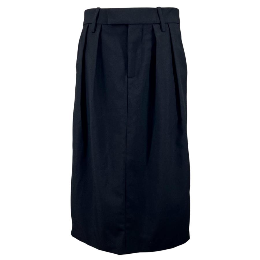 未使用品▲GUCCI グッチ 23AW 771126 ウール100％ サイドライン 膝丈 スカート ブラック 38 イタリア製 正規品 レディース GUCCI（グッチ） 未使用品△GUCCI 23AW 771126 ウール100％ サイド