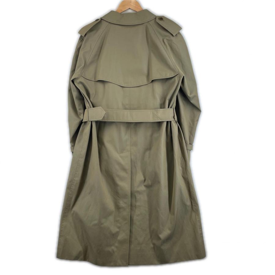 バーバリーズ/ヴィンテージ裏地ノバチェック/トレンチコート/美品/レザーバックル 極美品△Burberrys バーバリー ヴィンテージ 裏地ノバチェック 比翼