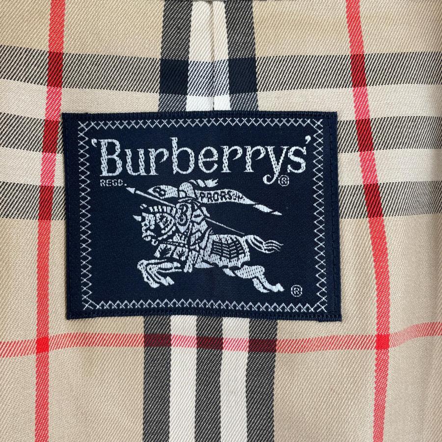 極美品△Burberrys バーバリー ヴィンテージ 裏地ノバチェック 比翼