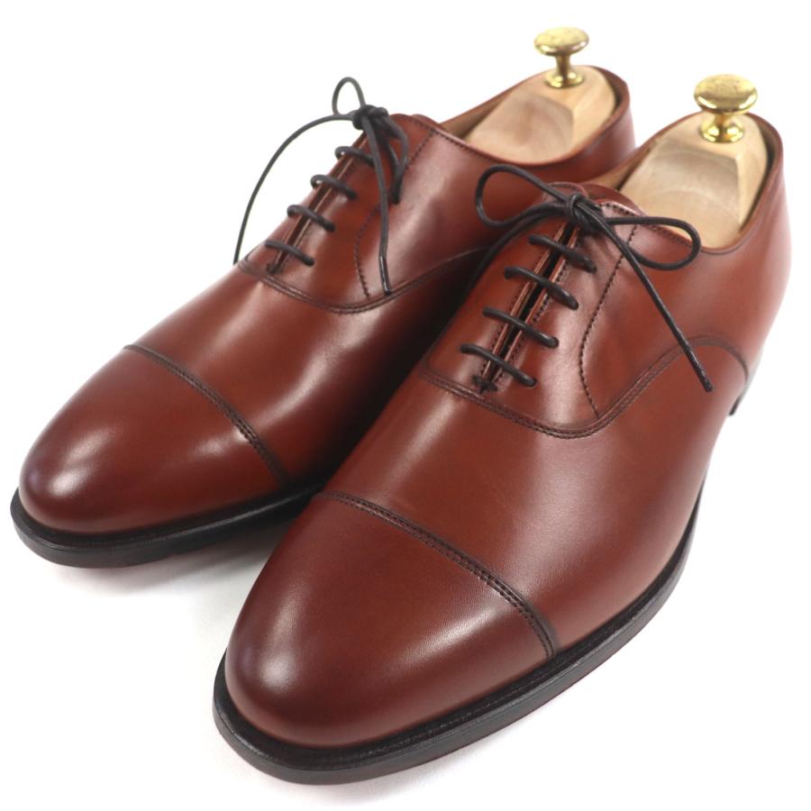 未使用品▼クロケットアンドジョーンズ CONNAUGHT 236ラスト レザー ストレートチップ レースアップ 内羽根 ビジネスシューズ 7.5 メンズ 未使用品▽クロケットアンドジョーンズ CONNAUGHT 236ラスト レザー