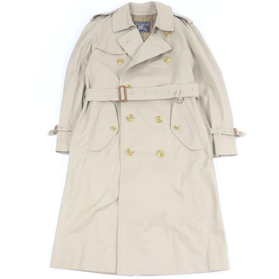 良品□Burberrys バーバリー ヴィンテージ コットン100％ 裏チェック柄 ロング丈 トレンチコート スプリングコート ベージュ 44 メンズ 良品□Burberrys バーバリー ヴィンテージ コットン100％ 裏チェック柄