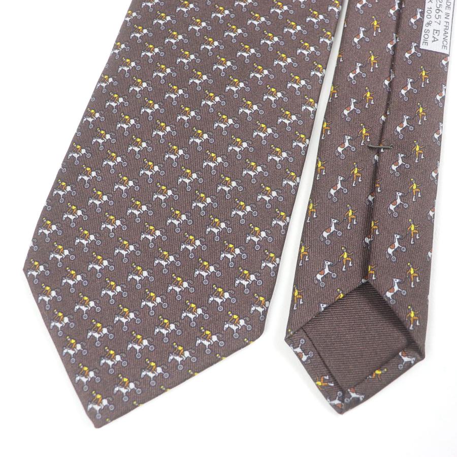 HERMES（エルメス） 極美品□HERMES 625657 シルク100％ Jockey&Toy